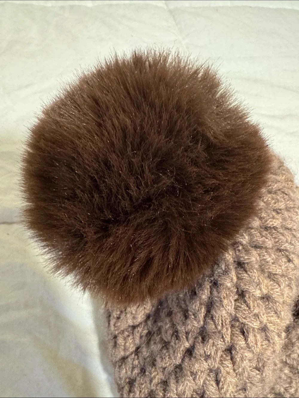 NORLA Canada Women's Alpaca Wool Blend Knit Beanie Hat with Pompom